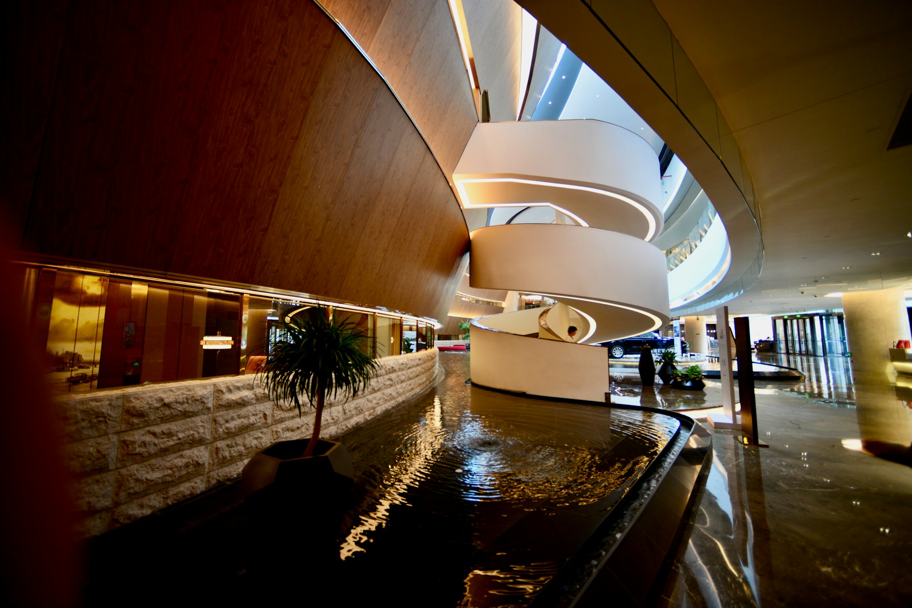 Hotel lobby showing the guest-facing operating environment